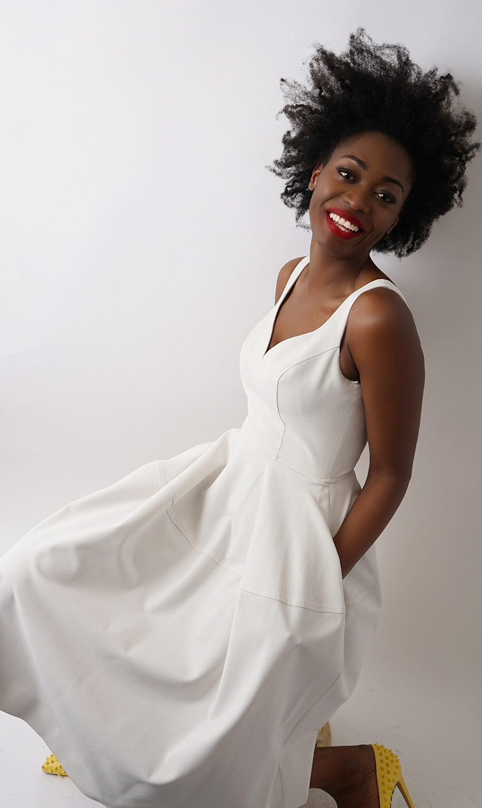 sweetheart neck white dress Vintage White Sweetheart Neckline Dress – Camille Design SF