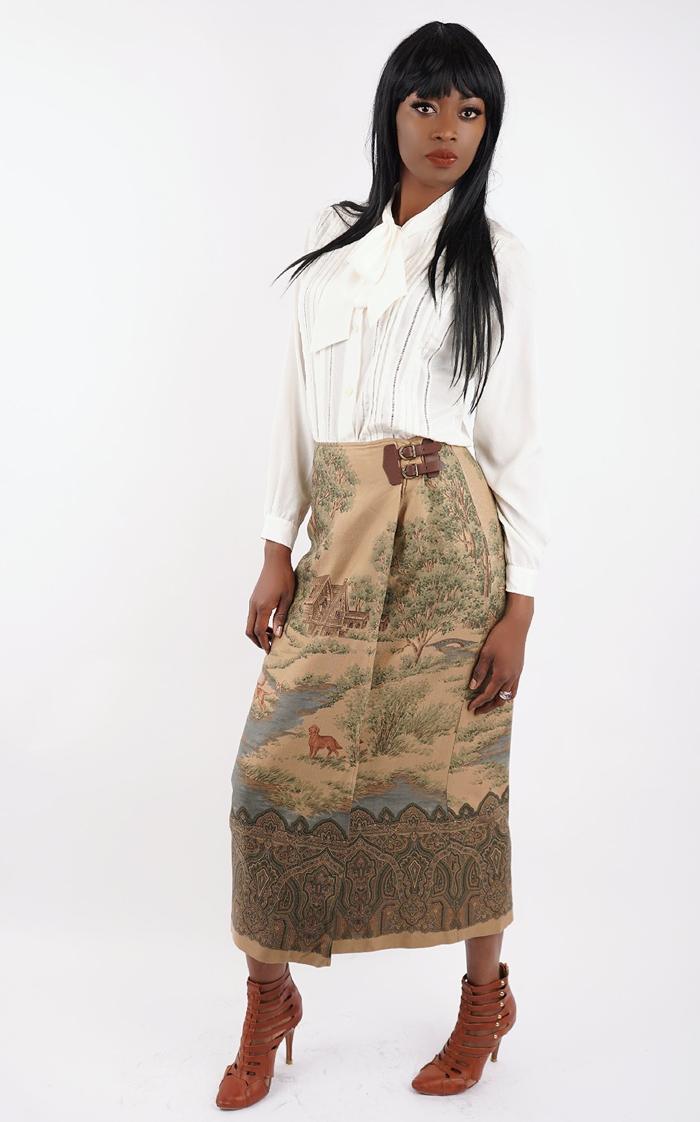 Vintage Ralph Lauren River Country Skirt - S