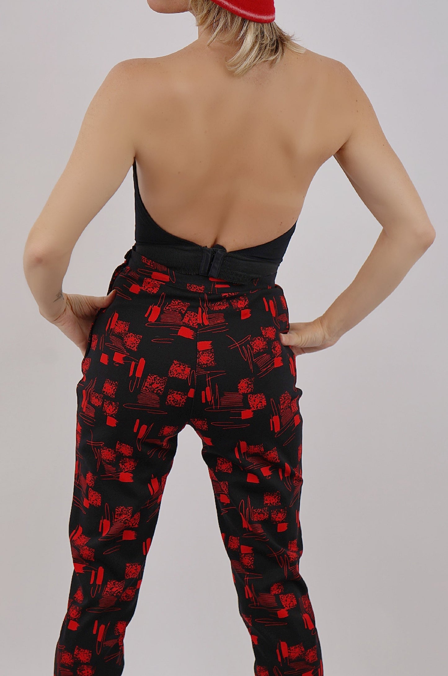 Vintage Black Sweetheart Bustier Top