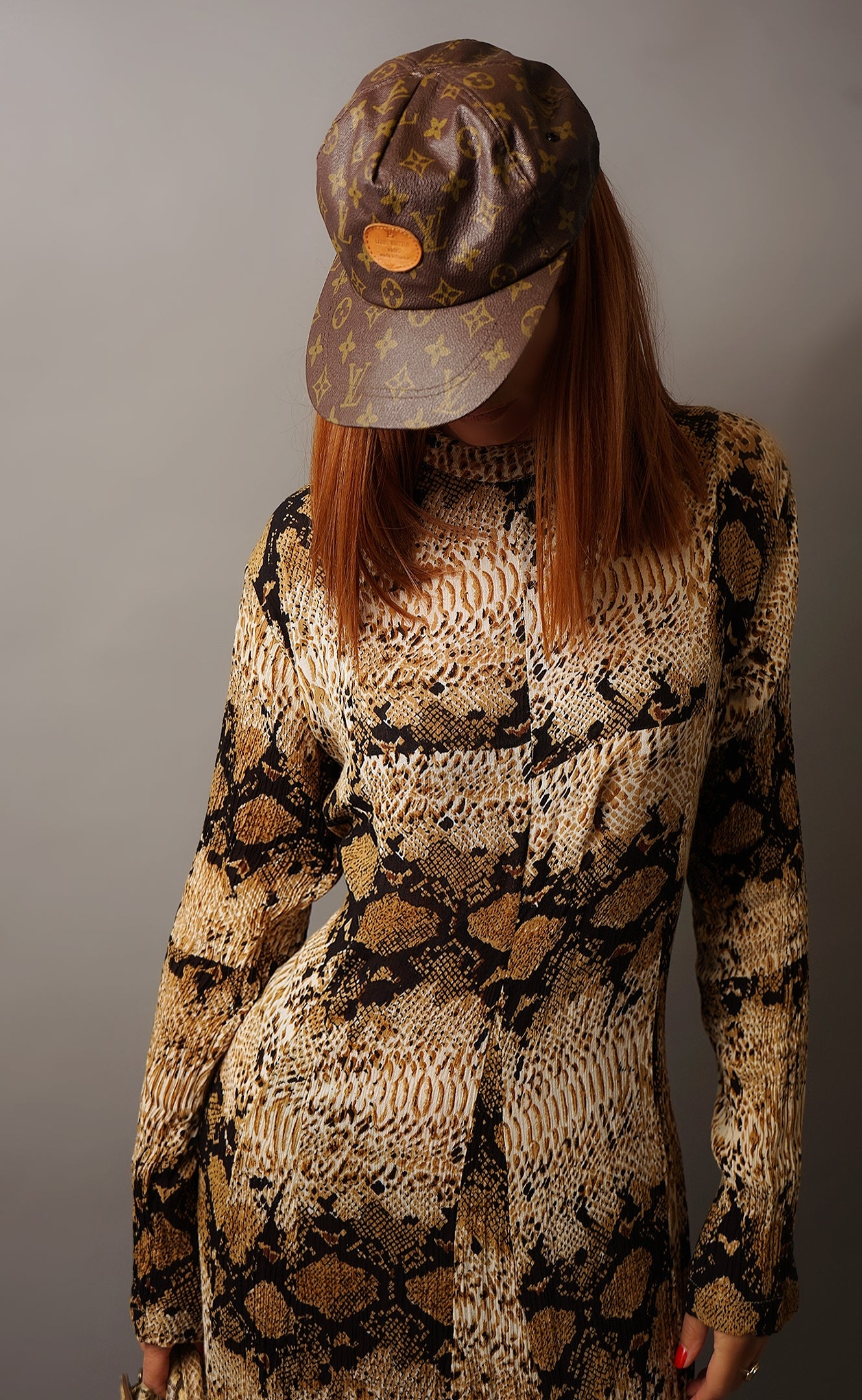 Vintage Bootleg LV Snap Back Cap