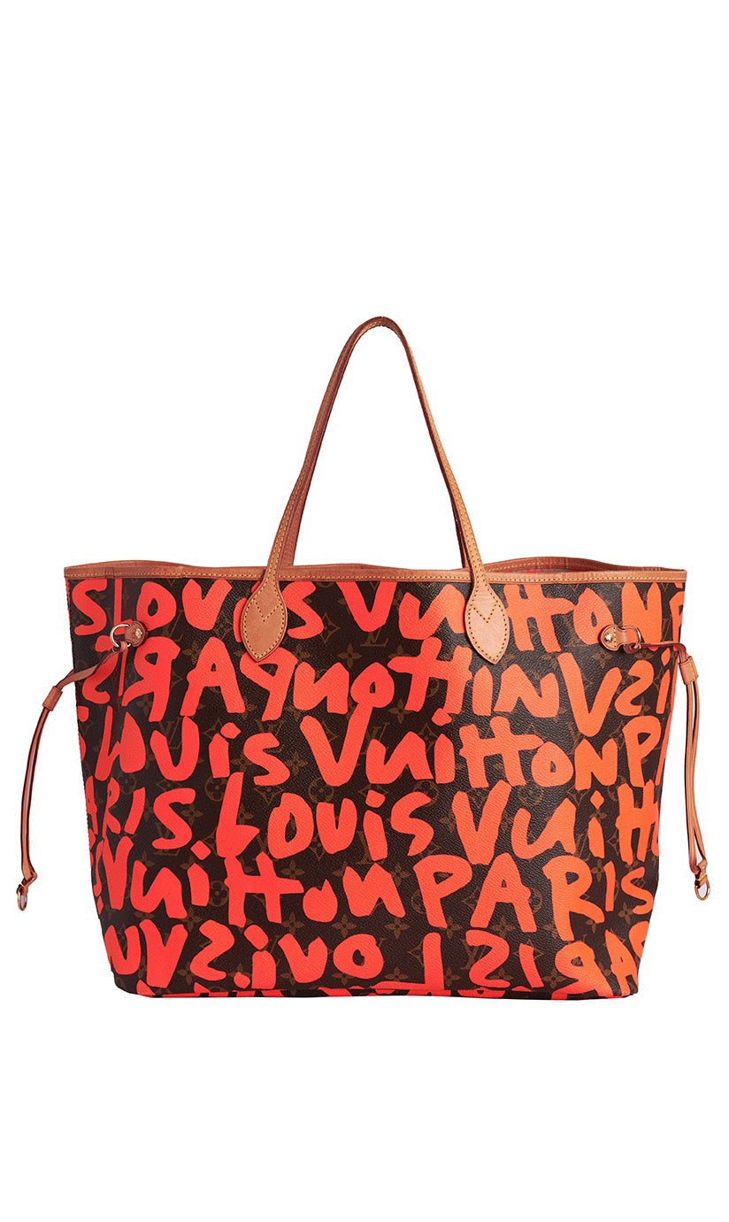 Louis Vuitton Monogram Graffiti Neverfull GM Tote Bag