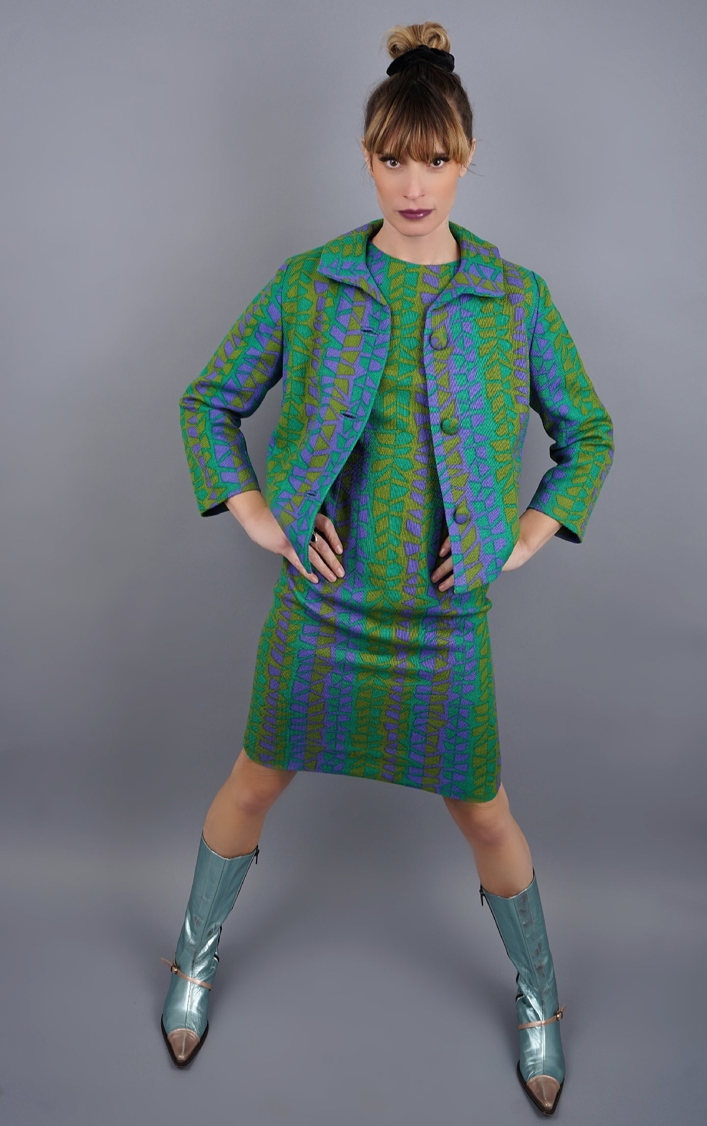 Vintage 1960's Shift Dress With Matching Jacket - S Vintage 1960's Shift Dress With Matching Jacket - S