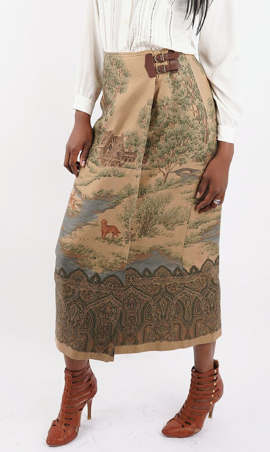 Vintage Ralph Lauren River Country Skirt - S