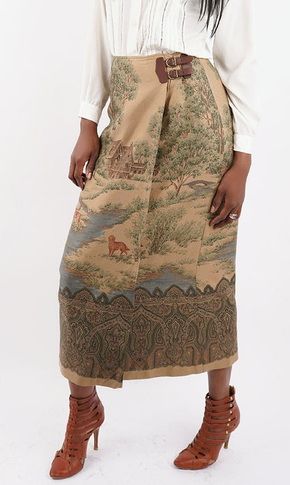 Vintage Ralph Lauren River Country Skirt - S