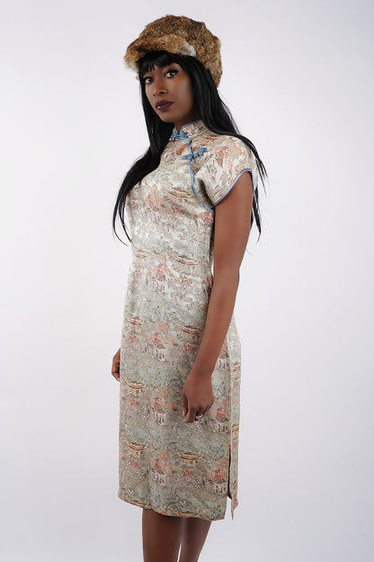 Vintage Cheongsam Dress - 6