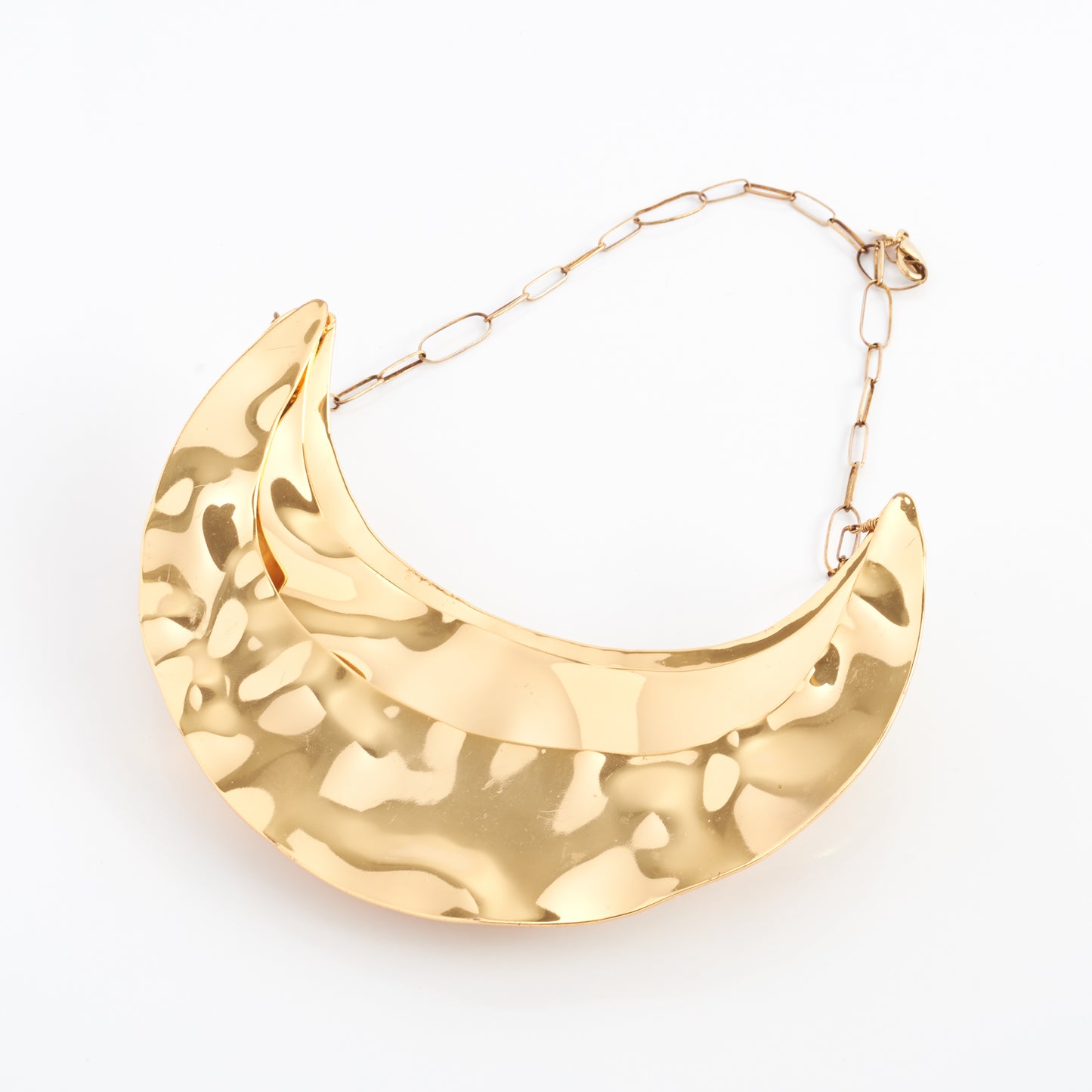 Vintage Alexis Bittar Crescent Necklace