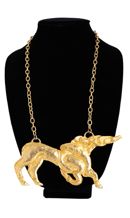 Judith Leiber Vintage Horse Necklace