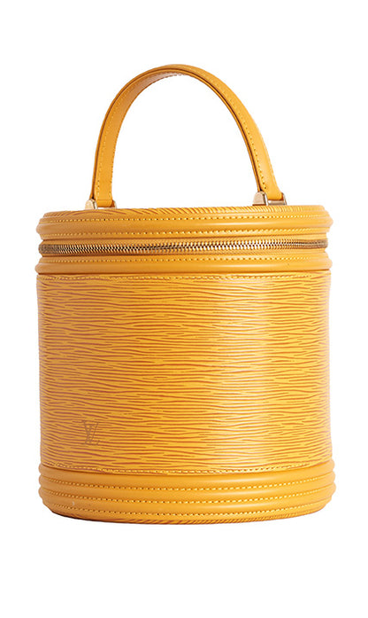 Louis Vuitton Yellow Epi Cannes handbag