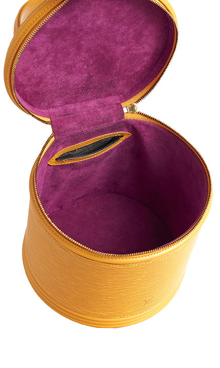 Louis Vuitton Yellow Epi Cannes handbag